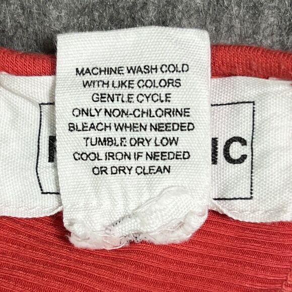 For The Republic Open Wrap Back Top Women’s XL Red Tie Dye Dolman Sleeve - Picture 10 of 16